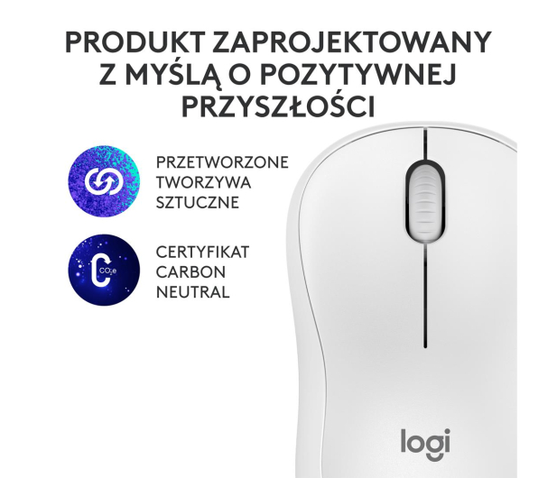 LOGITECH M240 Silent (biała) 910-007120 - 1145830 - zdjęcie 12